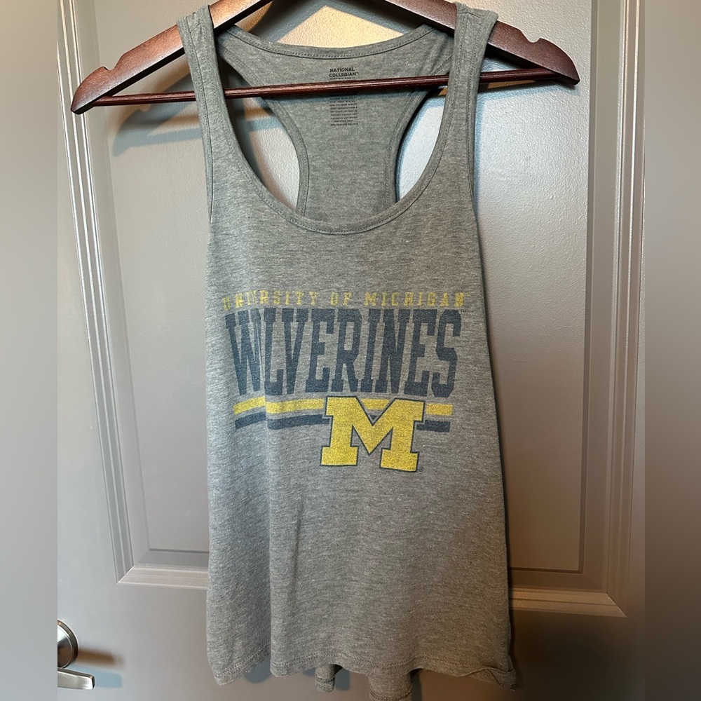 University of Michigan Gray Tank Top